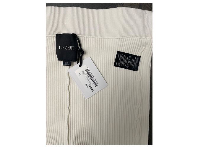 Autre Marque Conjunto de Cardigã e Calça LE ORE Creme Cru - vista 3