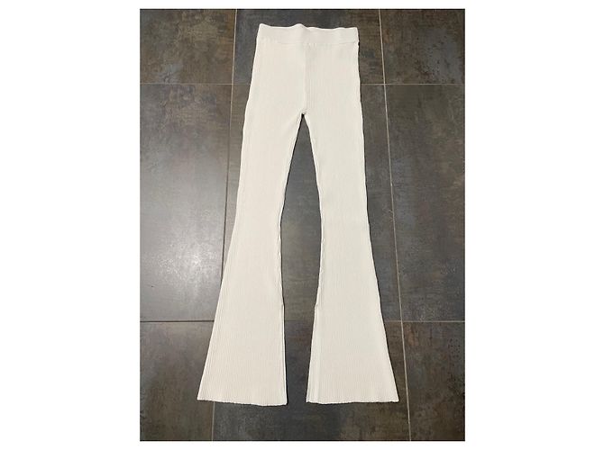 Autre Marque Conjunto de Cardigã e Calça LE ORE Creme Cru - vista 6