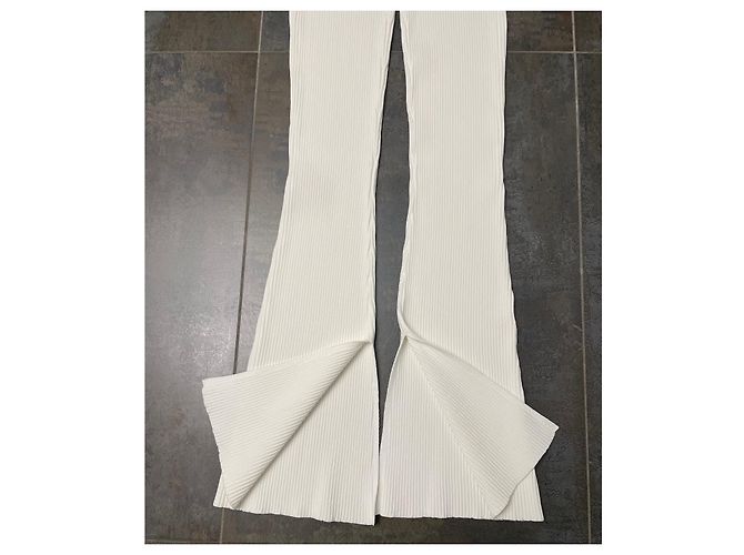 Autre Marque Conjunto de Cardigã e Calça LE ORE Creme Cru - vista 7