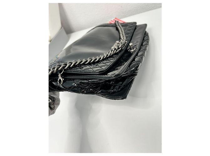 Borsa a mano Chanel Boy Large Nera con Catena Nero - vista 4