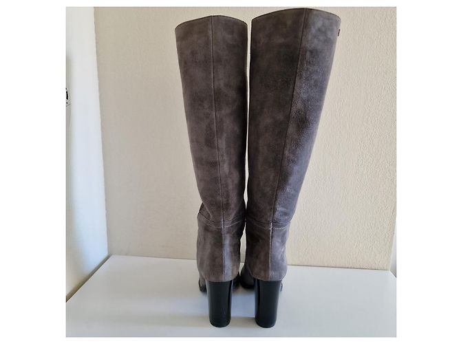Botas Jimmy Choo de ante gris - vista 3