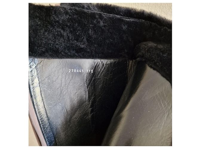 Botas Balenciaga de piel gris - vista 3