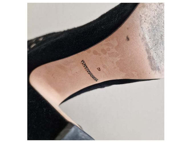 Botines Dolce & Gabbana de ante negro - vista 4