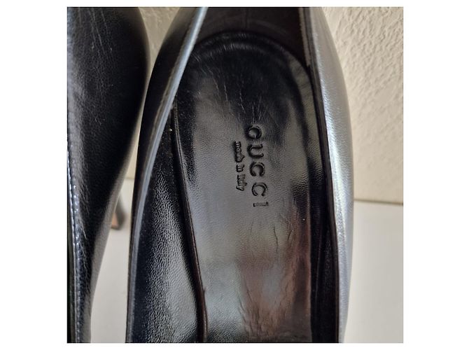 Décolleté Gucci in pelle nera Nero - vista 3
