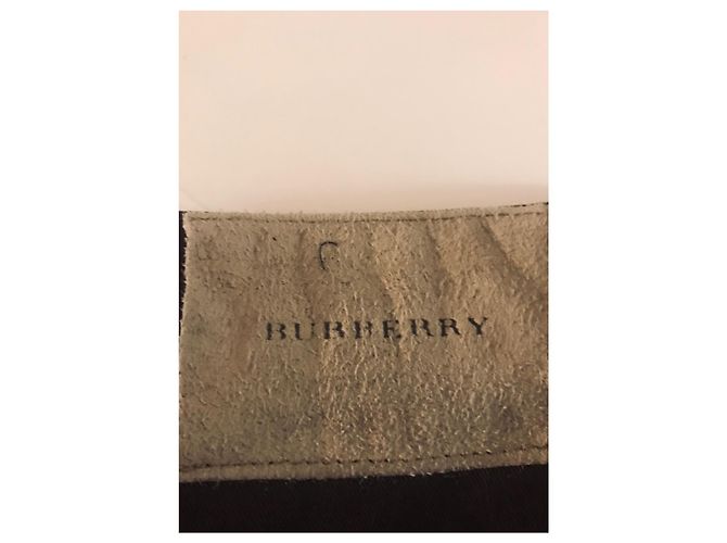Vaqueros rectos Burberry marrón oscuro algodón - vista 5