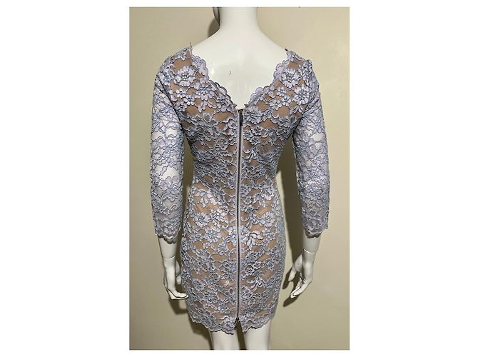 Diane Von Furstenberg DvF - Zarita - Robe en dentelle - Lilas le plus pâle Multicolore - vue 3
