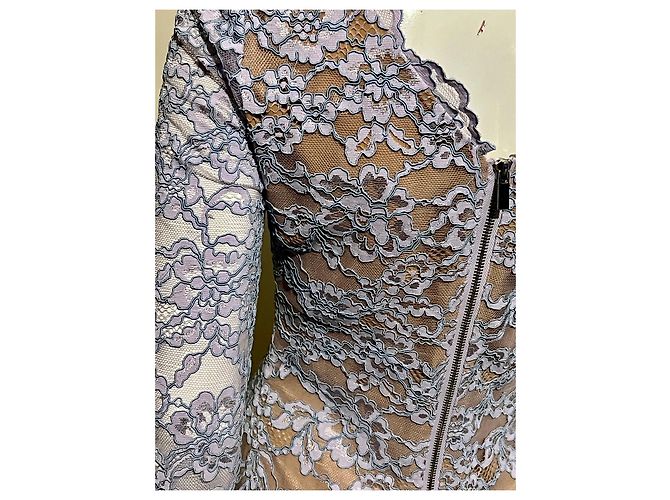 Diane Von Furstenberg DvF - Zarita - Robe en dentelle - Lilas le plus pâle Multicolore - vue 4