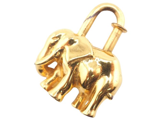 Elefante de Hermès Dorado - vista 2