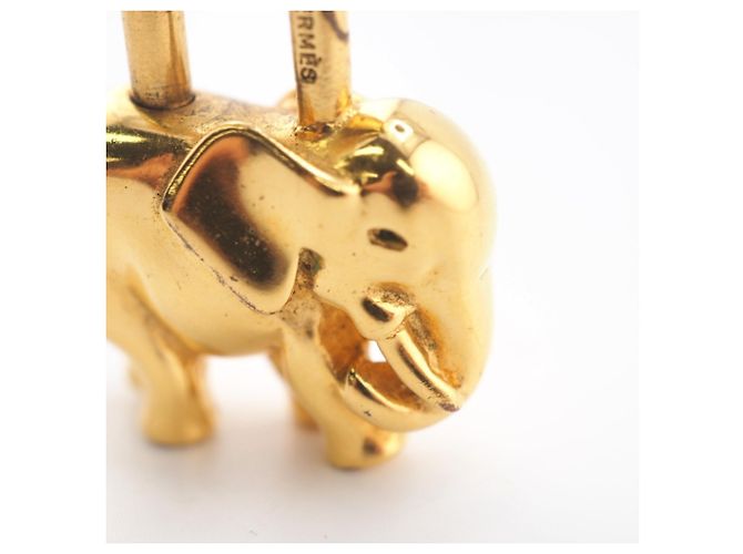 Elefante de Hermès Dorado - vista 4