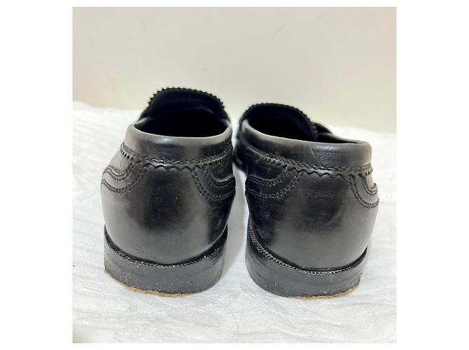 Mocassini Bottega Veneta in pelle nera Nero - vista 4
