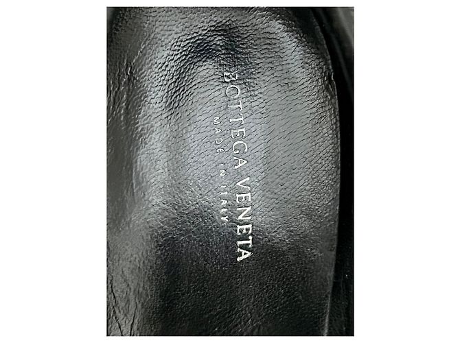 Mocassini Bottega Veneta in pelle nera Nero - vista 7