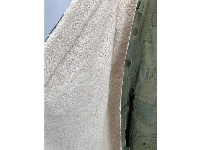Abrigos Greg Lauren T.International M Algodón Caqui - vista 4