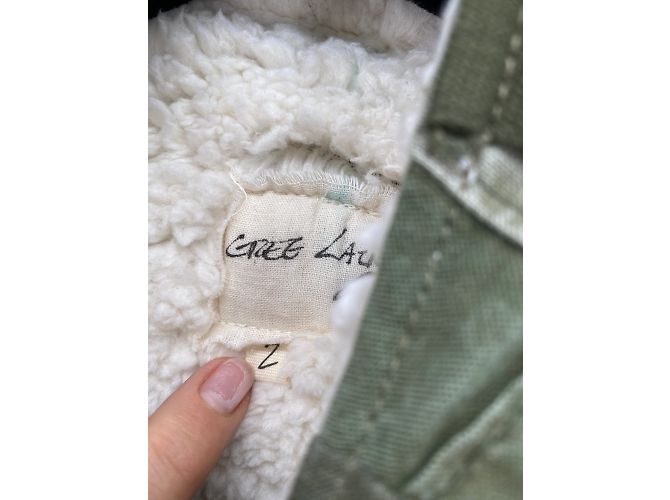 Abrigos Greg Lauren T.International M Algodón Caqui - vista 5