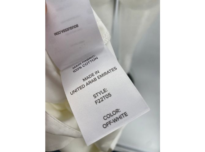 Autre Marque Bouguessa tops T.International M Algodón Blanco - vista 6