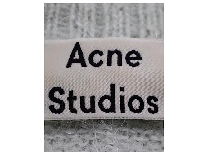Gestreifter Kassidy-Pullover von Acne Studios aus grünem Nylon - Ansicht 5