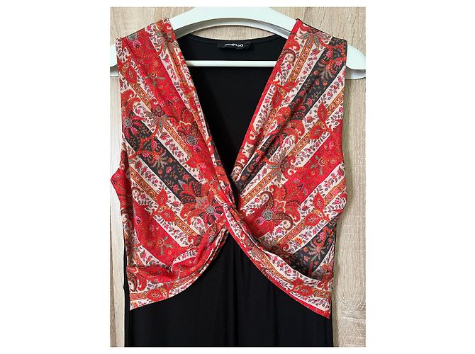 VESTIDO MUJER DESIGUAL Negro - vista 2