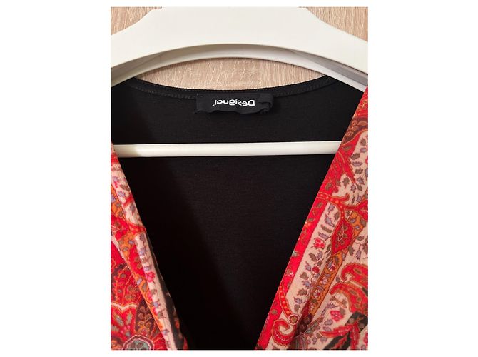 VESTIDO MUJER DESIGUAL Negro - vista 4