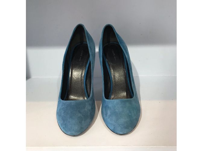 Céline Tacchi CELINE T.EU 39.5 Camoscio Blu - vista 3