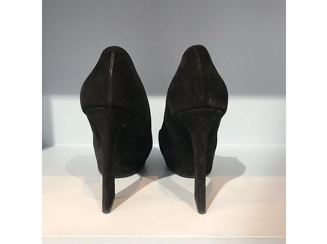 Céline Tacchi CELINE T.EU 39.5 Camoscio Nero - vista 4
