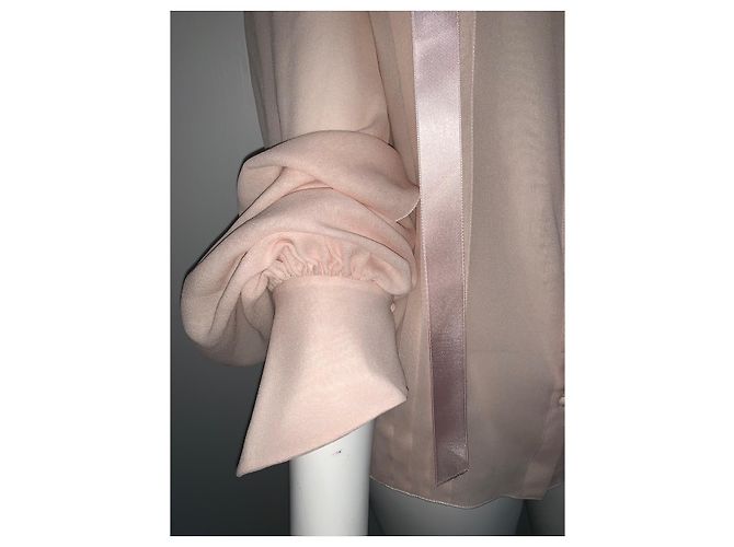 Top Chanel de seda rosa - vista 5