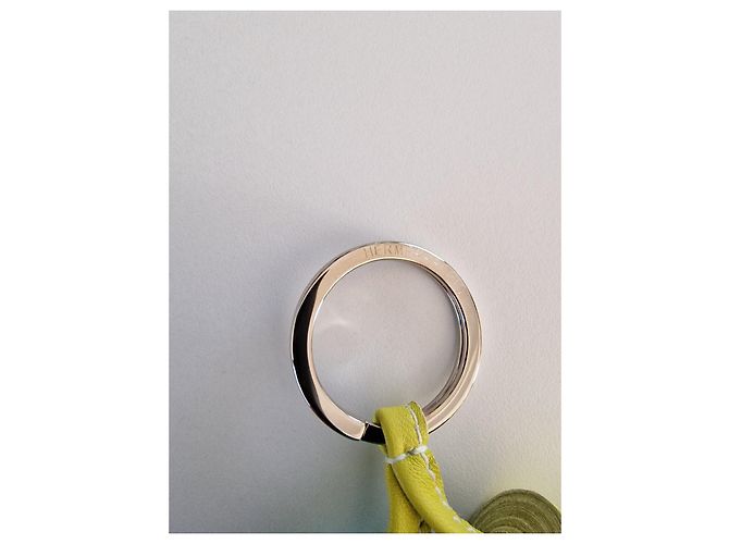 Constance Hermès CARMEN UNO-DOS key ring Yellow - view 2