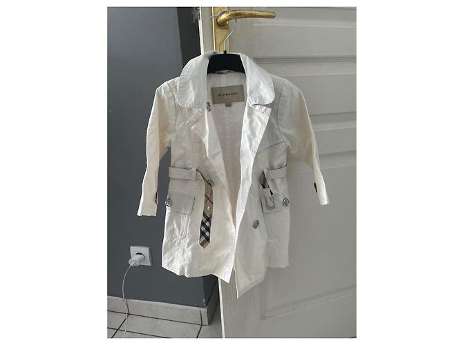 Burberry Trenchcoat Weiß - Ansicht 2