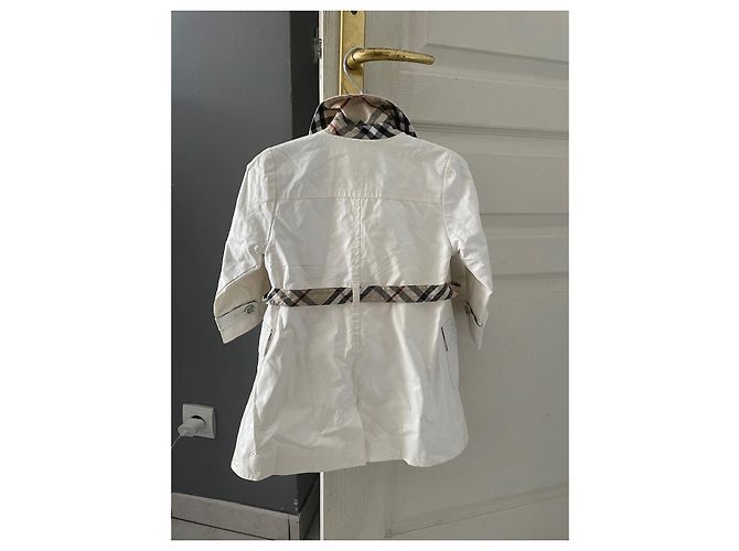 Burberry Trenchcoat Weiß - Ansicht 3