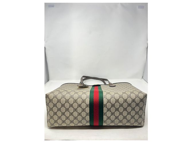 BORSA SHOPPING GUCCI X BALENCIAGA progetto hacker Marrone - vista 3