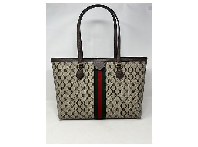 BORSA SHOPPING GUCCI X BALENCIAGA progetto hacker Marrone - vista 5