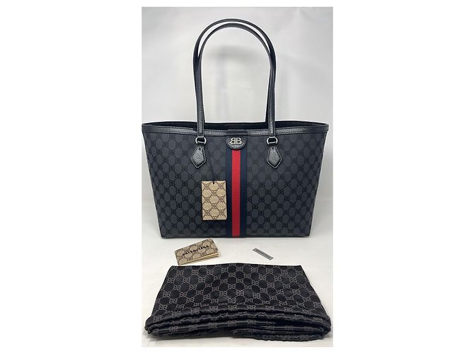 BORSA SHOPPING GUCCI X BALENCIAGA Nero - vista 12