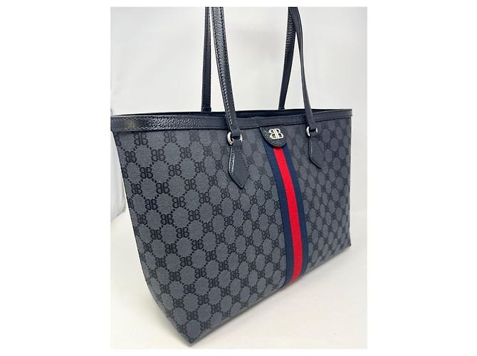 BORSA SHOPPING GUCCI X BALENCIAGA Nero - vista 4