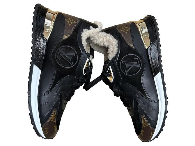 Louis Vuitton Run Away Sneaker Schwarz - Ansicht 4