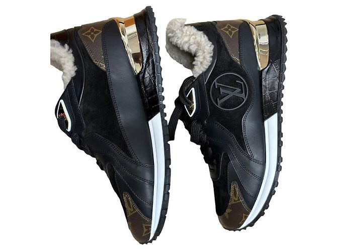Louis Vuitton Run Away Sneaker Schwarz - Ansicht 5