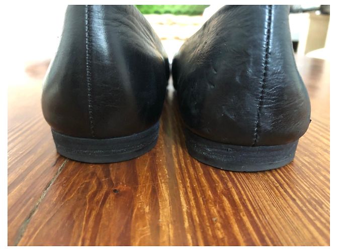 Bailarinas Chanel en cuero negro - vista 7
