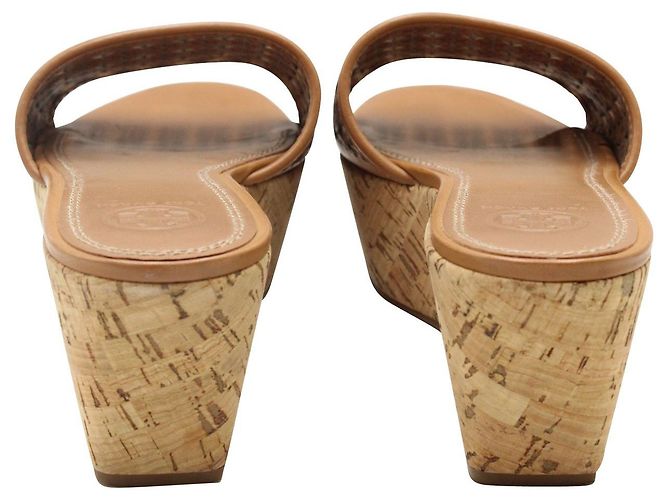 Brown Tory Burch Elaine Wedges - view 4