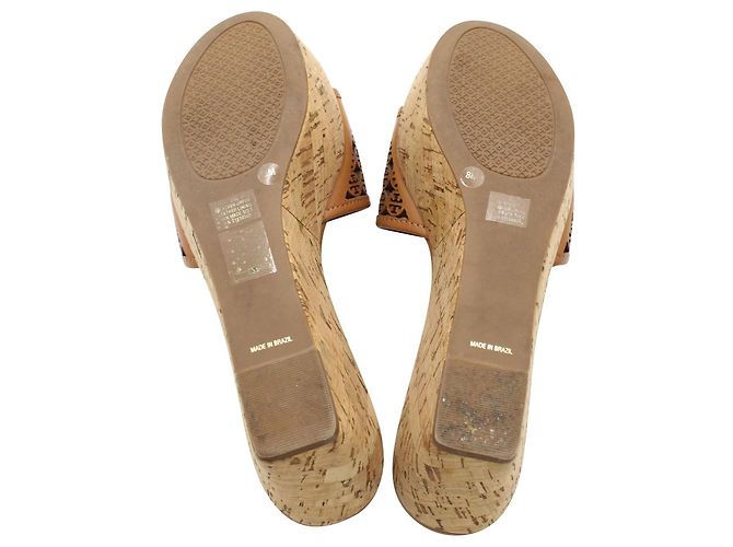 Brown Tory Burch Elaine Wedges - view 5