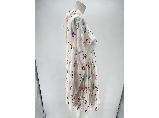 Giambattista Valli Kleider T.FR 38 Polyester Weiß - Ansicht 3