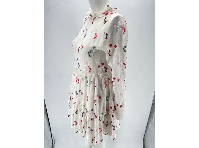 Giambattista Valli Kleider T.FR 38 Polyester Weiß - Ansicht 4