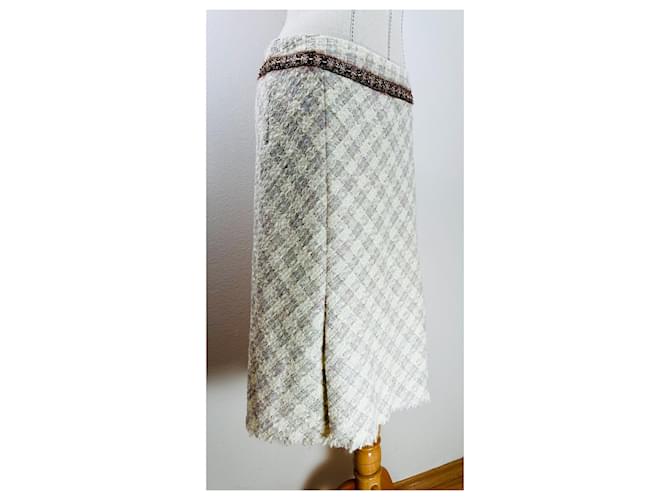 Falda de tweed Max Mara Multicolor - vista 3