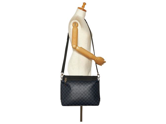 Louis Vuitton Borsa a tracolla Greenwich Blu Damier Cobalto Blu navy - vista 10