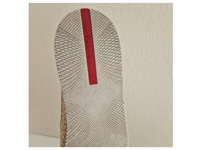 Mocasines Prada de algodón azul - vista 3