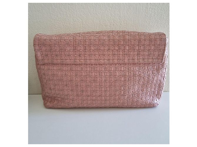 Pochette Dolce & Gabbana in pelle rosa - vista 2