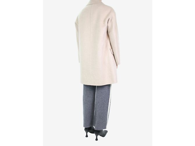 Colombo Beige gefütterter Mantel – Größe IT 40 - Ansicht 3