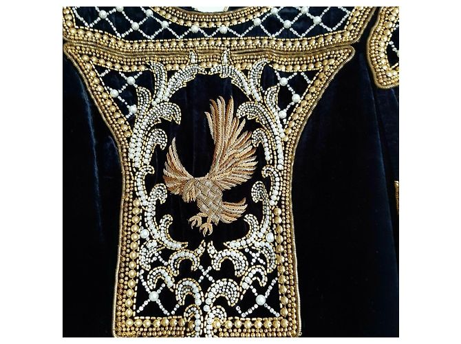Balmain pour H&M Iconico abito 'condizionamento' o 'Aquila' di Balmain Paris - vista 5