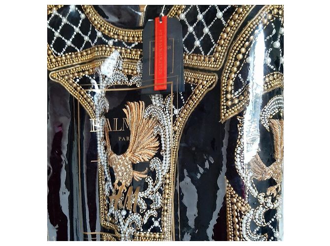 Balmain pour H&M Iconico abito 'condizionamento' o 'Aquila' di Balmain Paris - vista 7