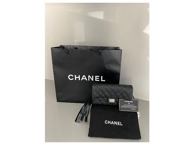 Chanel Versão bolsa de cintura 2.55 Preto - vista 7