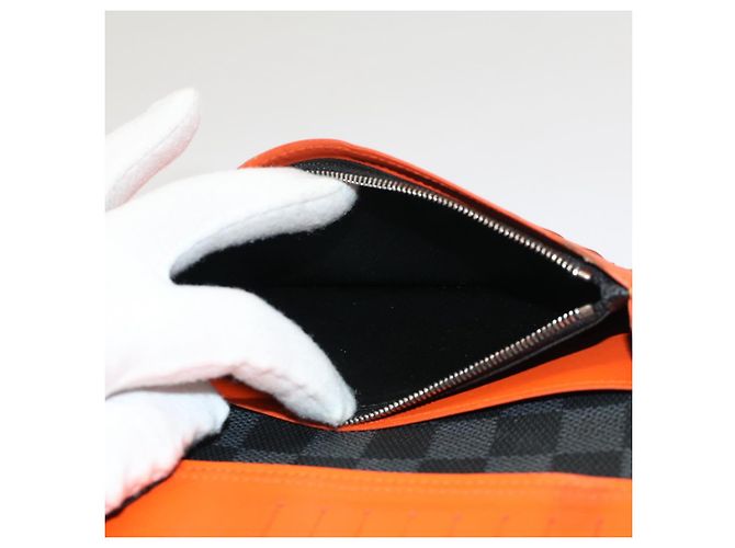 LOUIS VUITTON Damier Graphite Brazza Portefeuille Bifold N63306 LV Auth bs8083 - vista 11