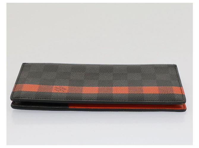 LOUIS VUITTON Damier Graphite Brazza Portefeuille Bifold N63306 LV Auth bs8083 - vista 4