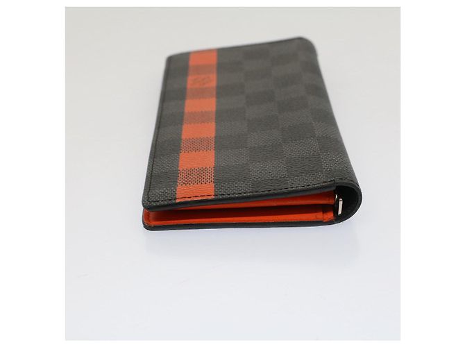 LOUIS VUITTON Damier Graphite Brazza Portefeuille Bifold N63306 LV Auth bs8083 - vista 5