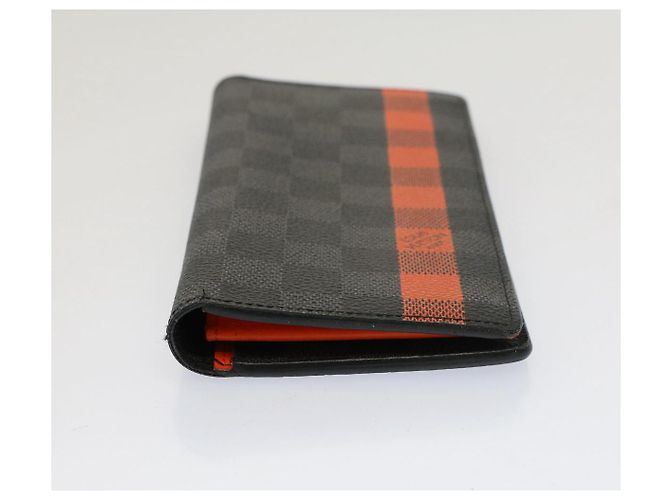 LOUIS VUITTON Damier Graphite Brazza Portefeuille Bifold N63306 LV Auth bs8083 - vista 6